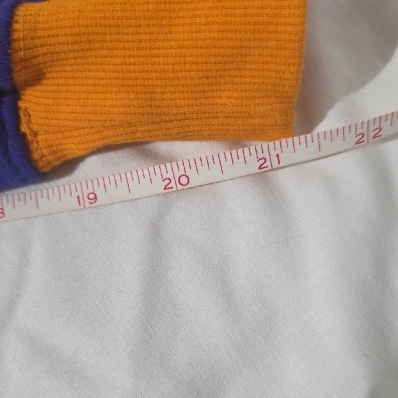 The North Face Men's Green Blue Orange Colorblock Hoodie Size S Casual Warm - Picture 13 of 14